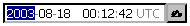 a text field with
     editable sections for each value, with a button to pop up a dialog
     showing a calendar or clock.